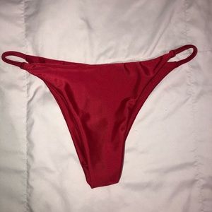SOLD-red bikini bottoms